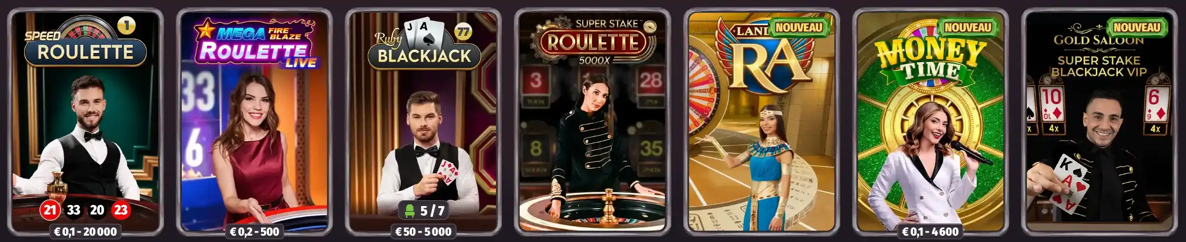 Expérience de casino en direct avec croupiers – Dragonia